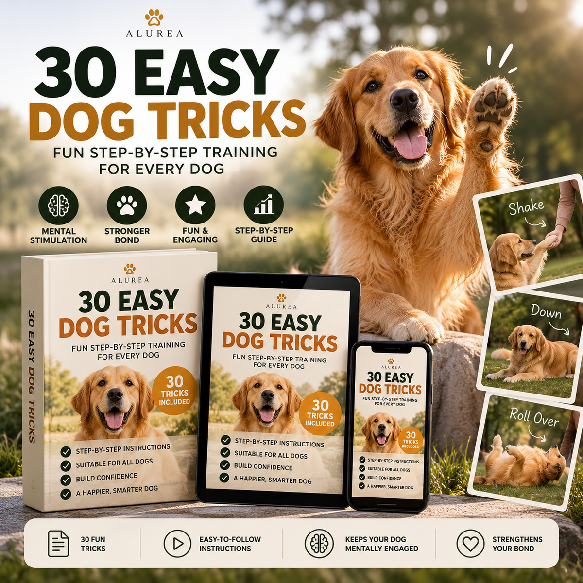 30 Easy Dog Tricks – Fun Step-by-Step Training for Every Dog